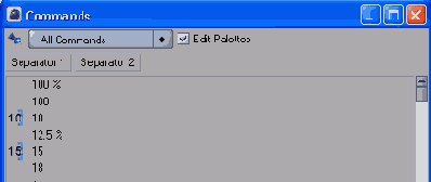  Edit Palettes 