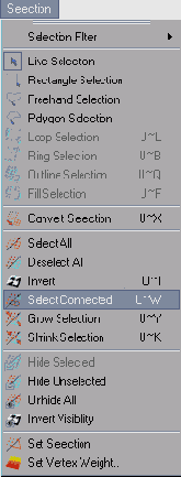 Команда Selection > Select